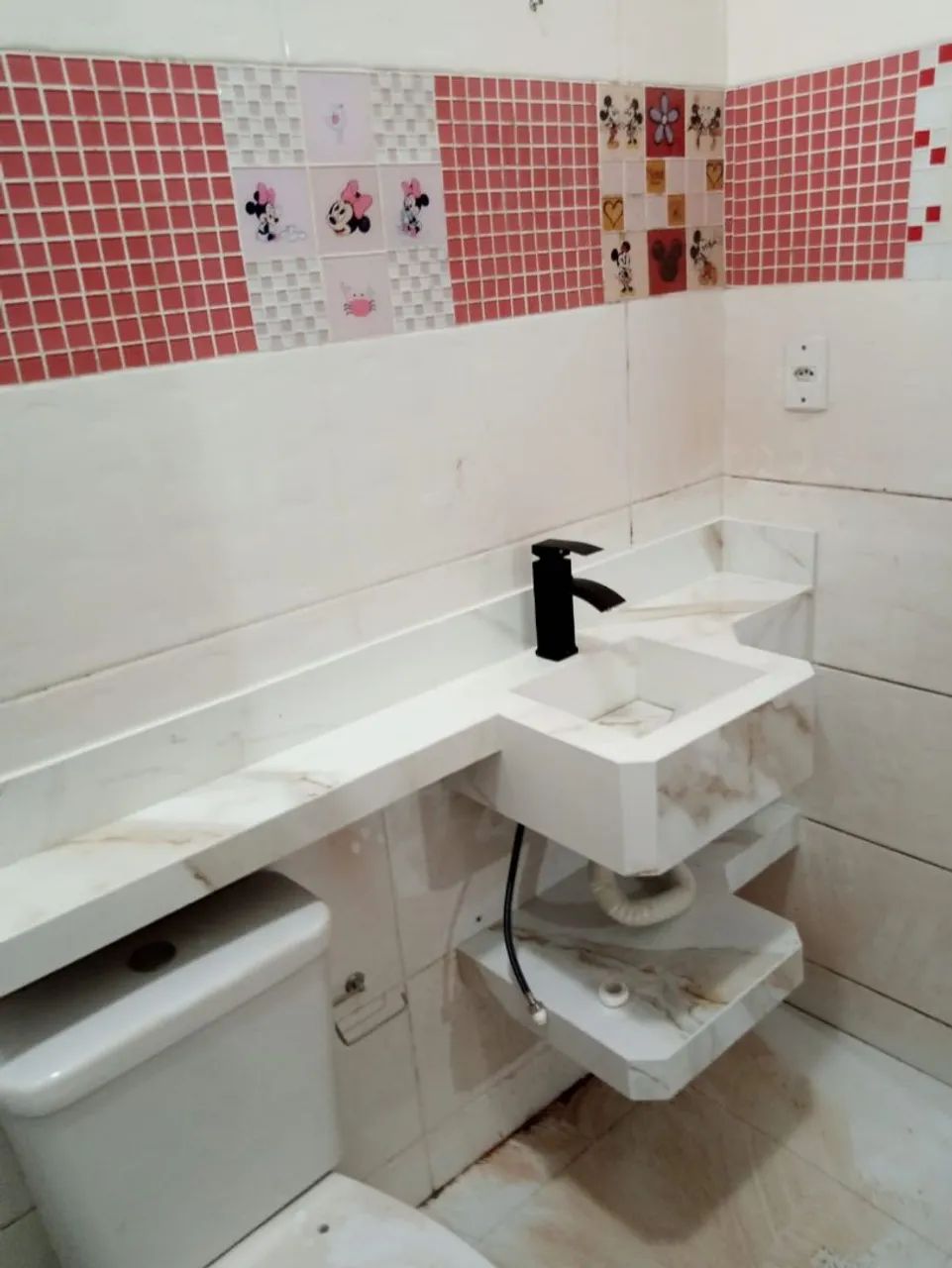 Pias de porcelanato com extensão de braço  - Foto 2