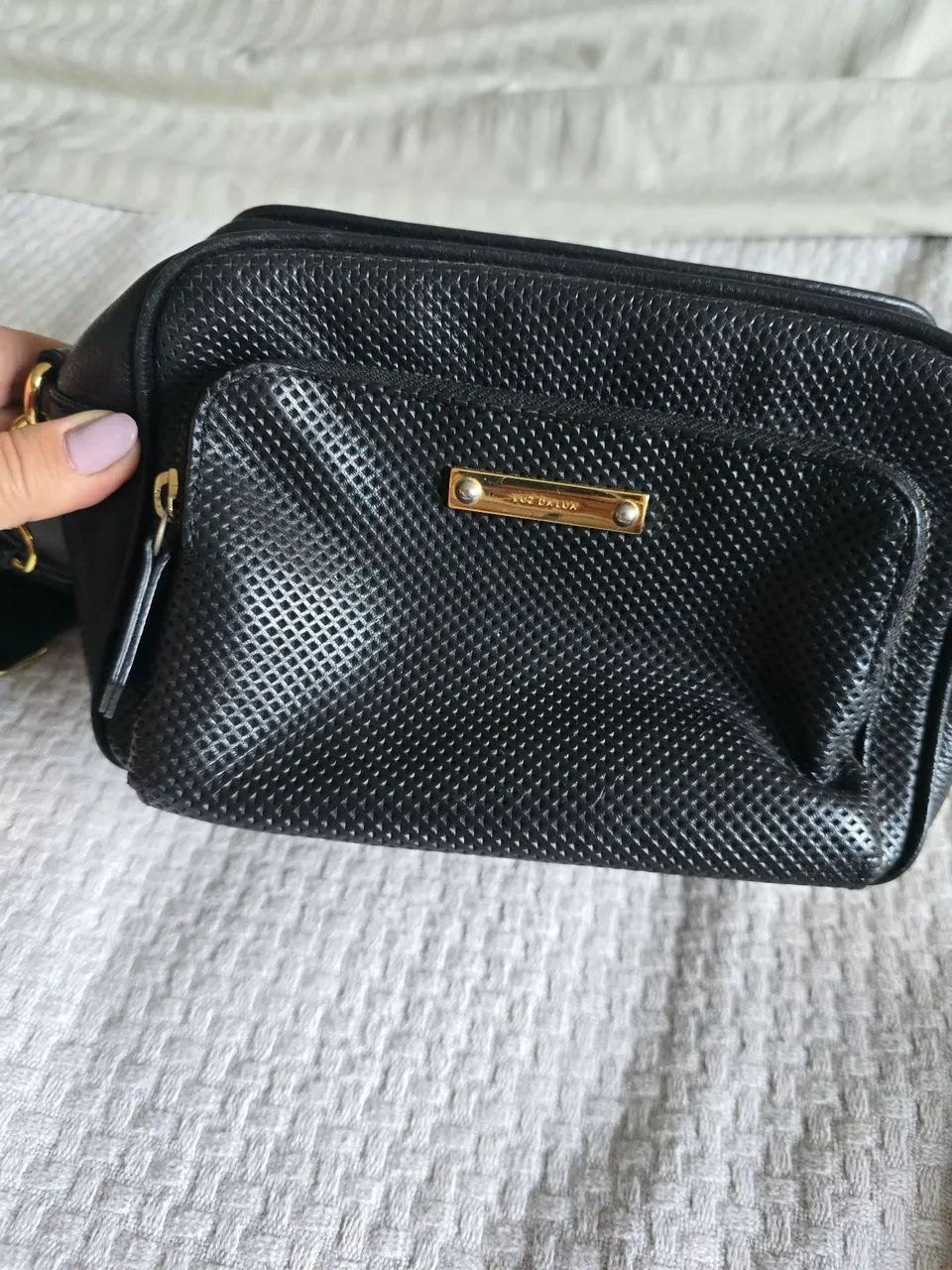 Bolsa em couro luz da lua
