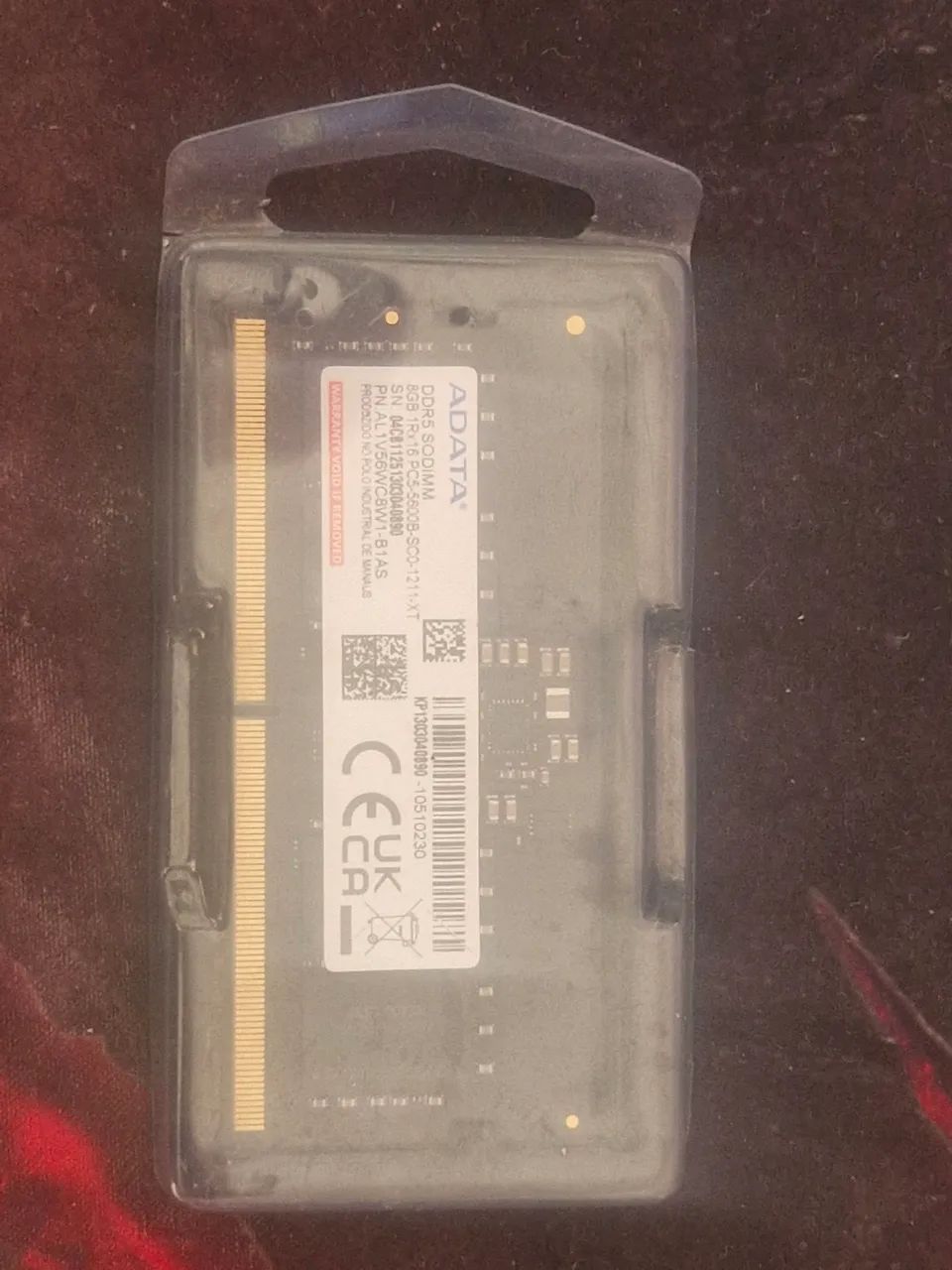 Memória ram Adata 8gb notebook DDR5 5600 GHz SODIMM - Foto 3