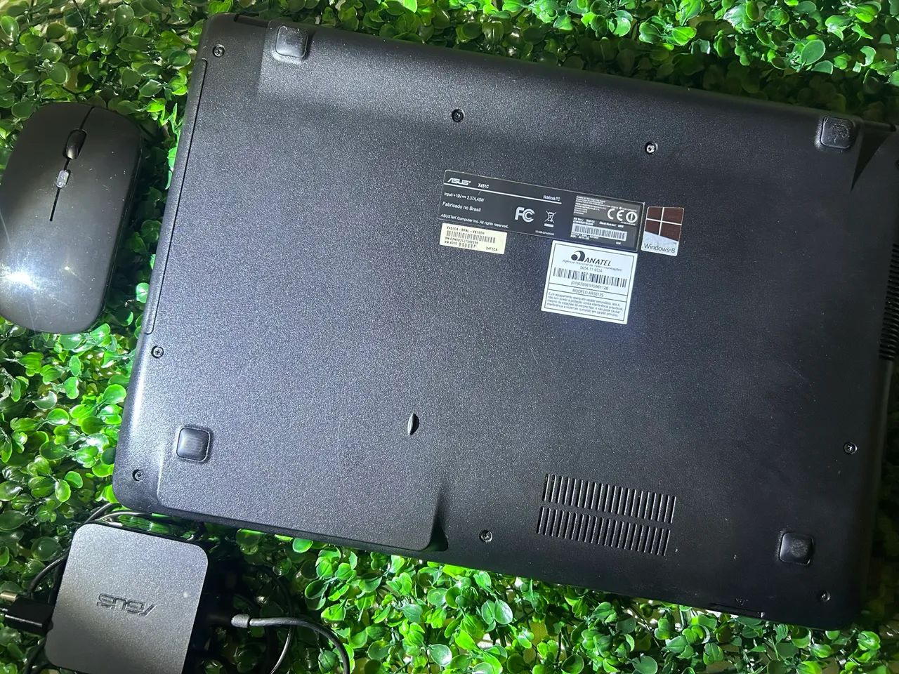 Notebook ASUS Core i3 + SSD 120GB + 4GB RAM / Fonte Original + Mouse - Foto 4