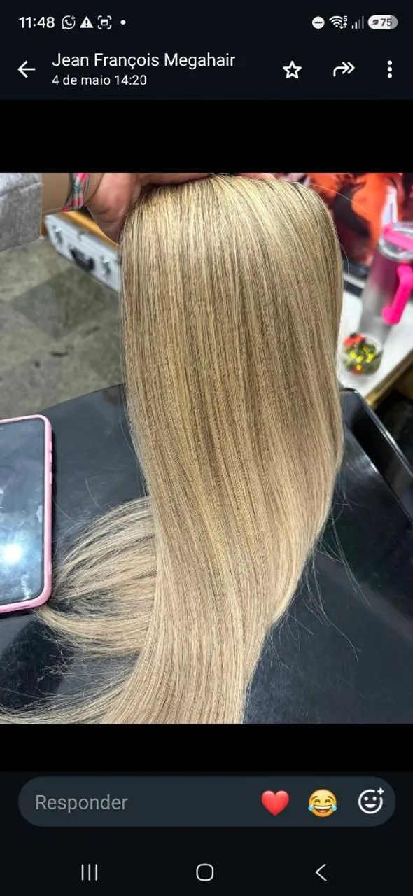 Mega Hair Brasileiro loiro