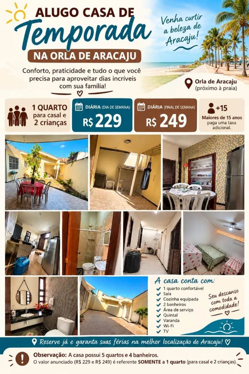 Casa na orla de aracaju 