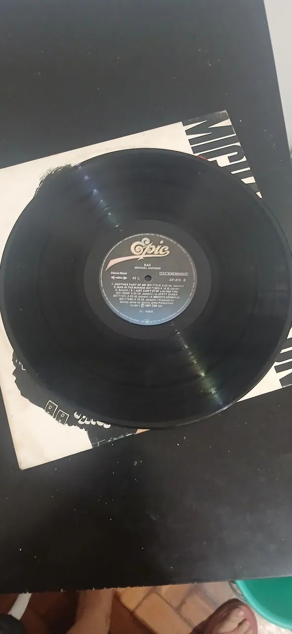 LP ?Bad?, do Michael Jackson, da época do lançamento, de 1987. - Foto 2