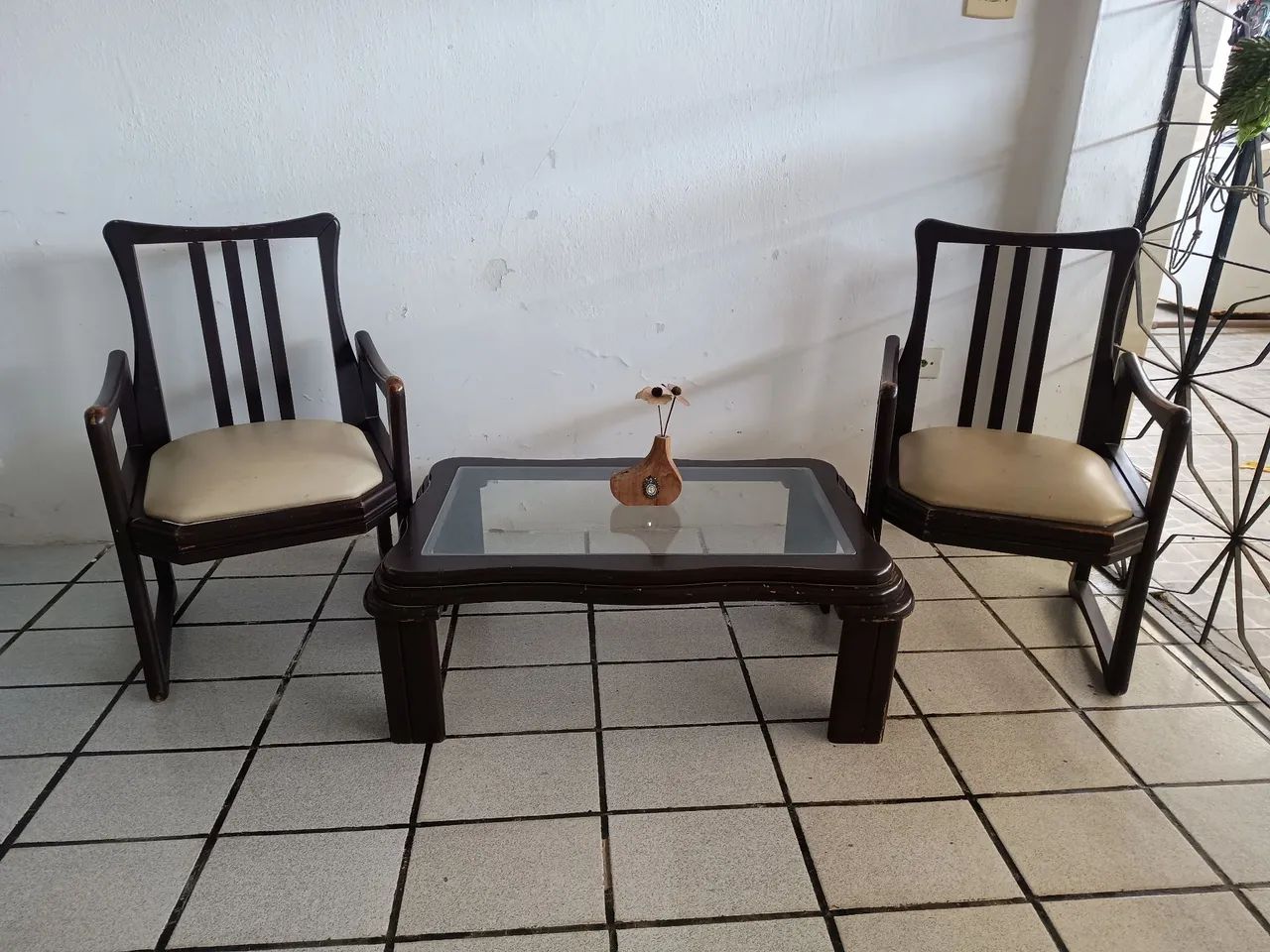 Jogo de terraço com centro