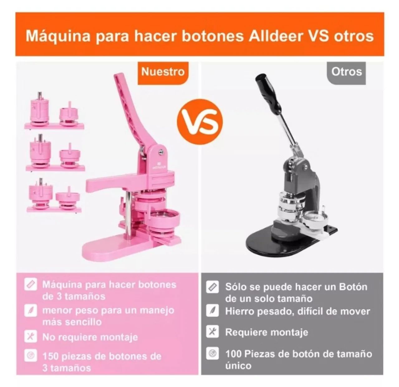 Máquina de bottons Mecolour  - Foto 2