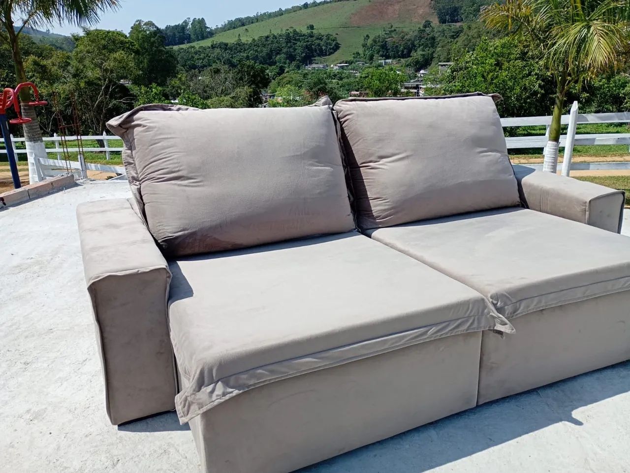 Sofa retratil 2,50m top !! - Foto 4