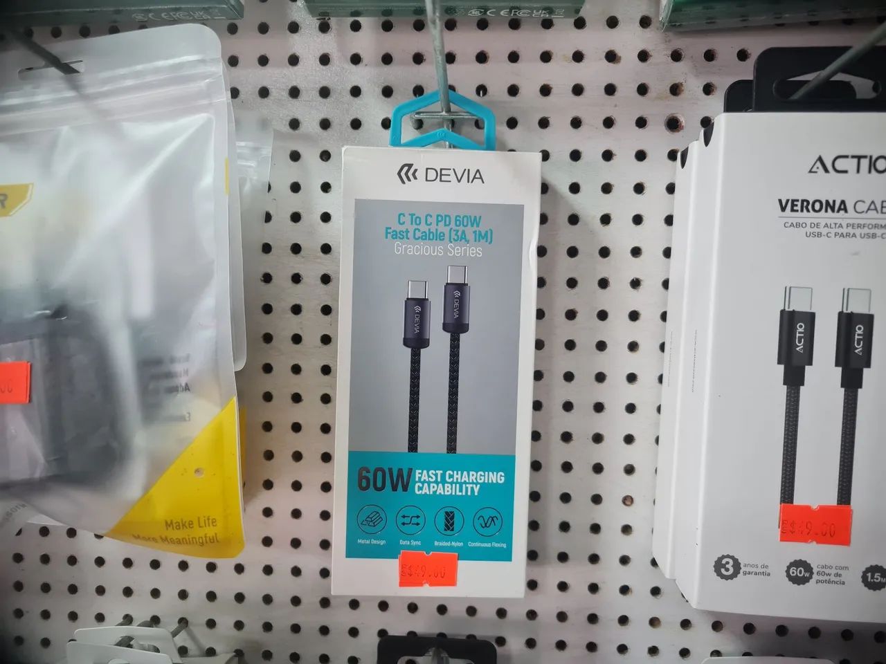 Cabo USB-C para USB-C - Devia - Foto 2