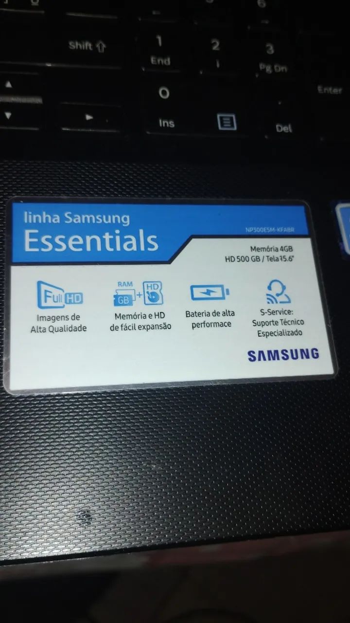 Notebook Samsung NP300E5M 15,6 pol 4GB Ram Processador Intel Celeron - Foto 2