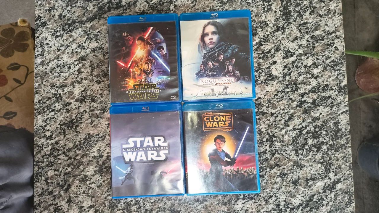 Blu-ray Star Wars 4 filmes 