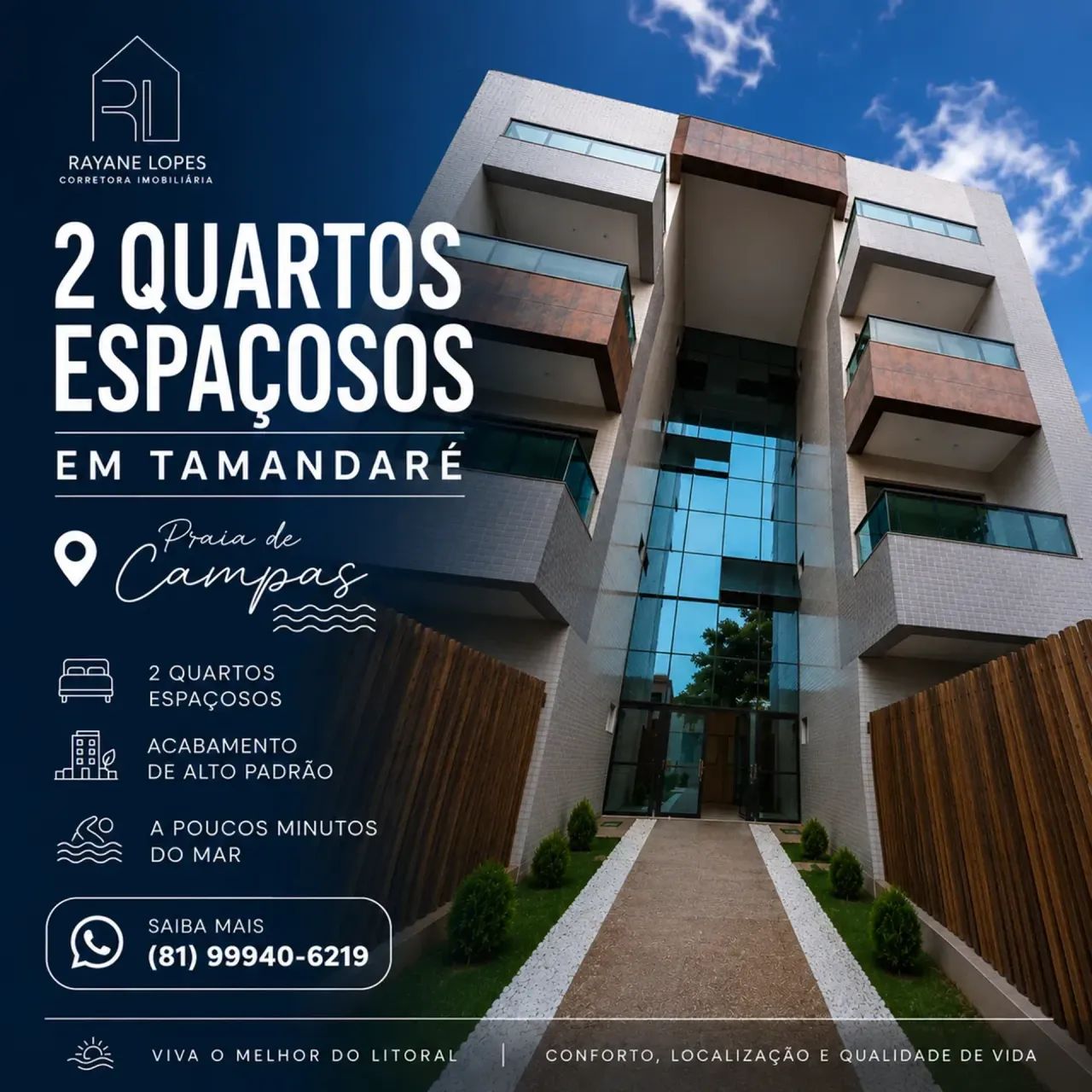 Excelente oportunidade em Tamandaré | 2 quartos amplos