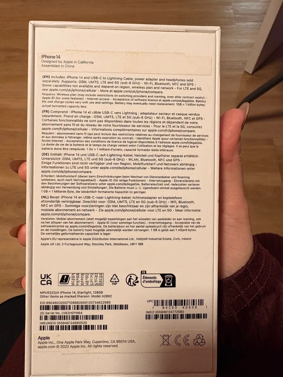 iphone 14 128gb branco em perfeito estado - Foto 3