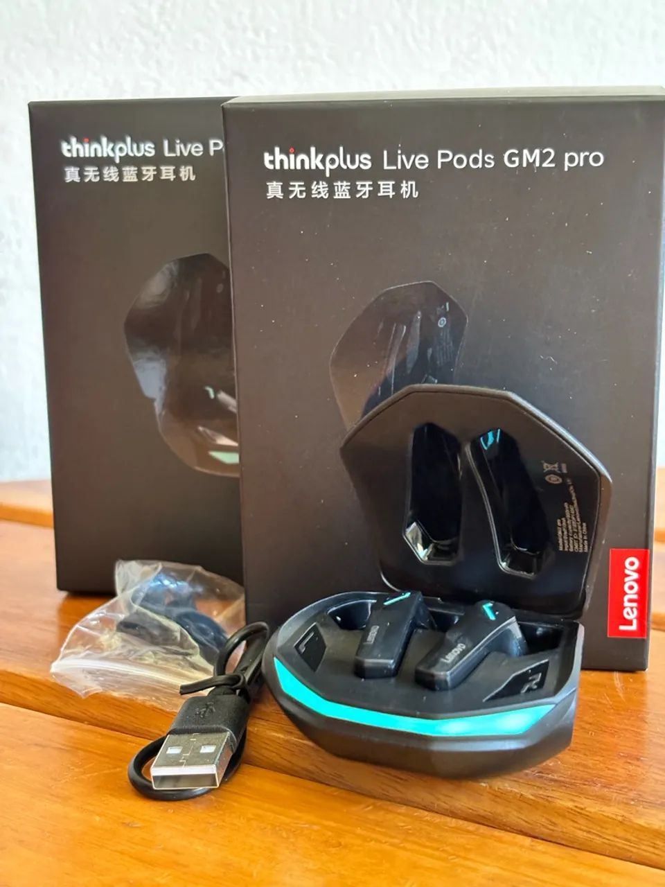 Fone Bluetooth Lenovo gm2 pro 