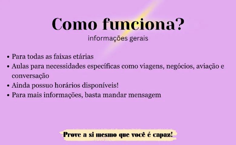 Aula de inglês ONLINE - Foto 2