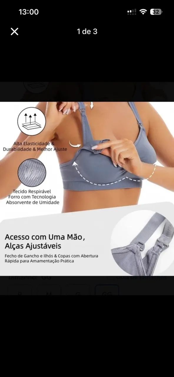 Sutiãs de Amamentação  - Foto 3