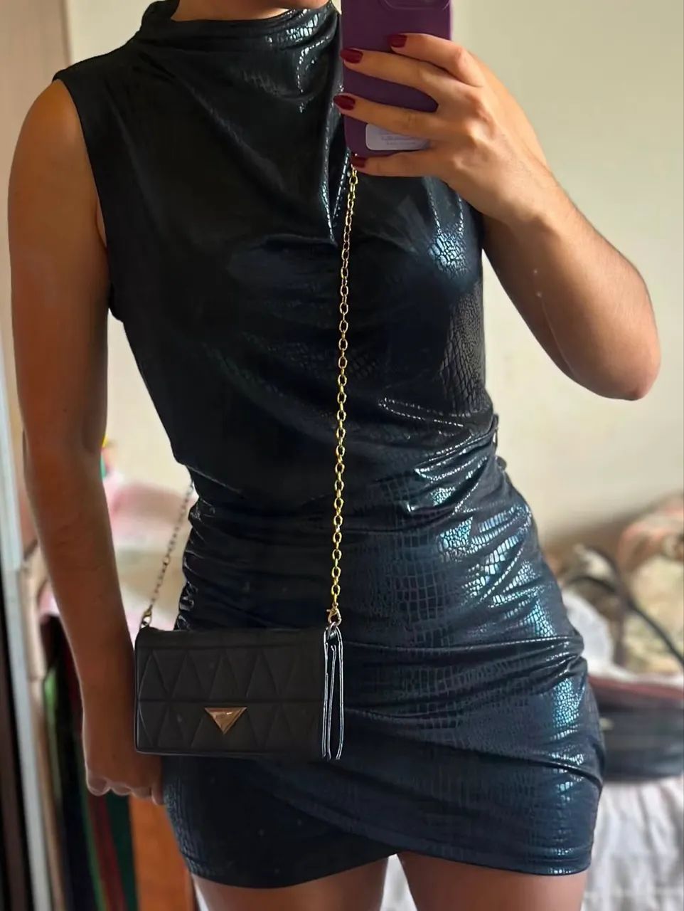 Conjunto blusa e saia (P)