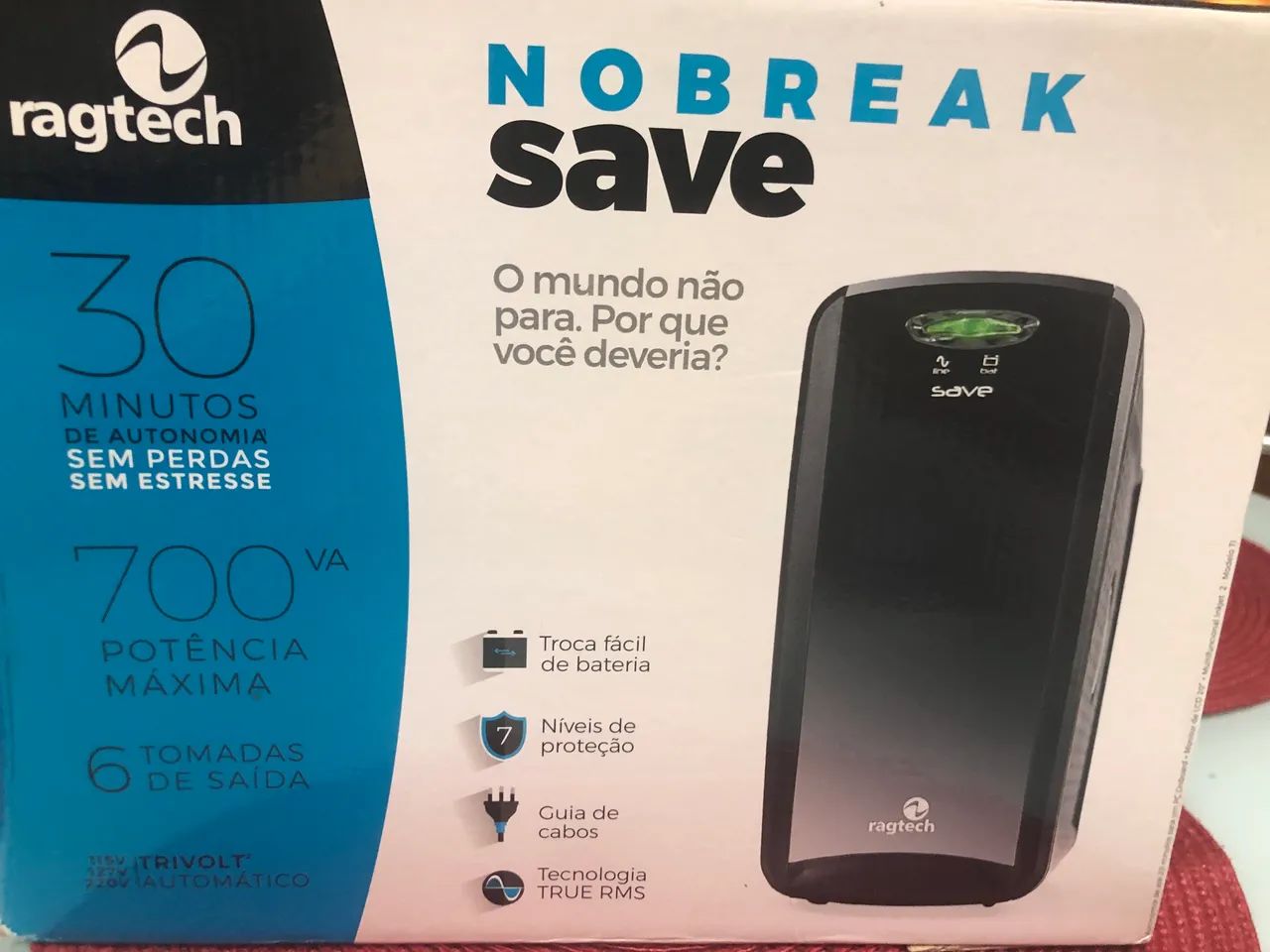 Nobreak 700va ragatech - Foto 2