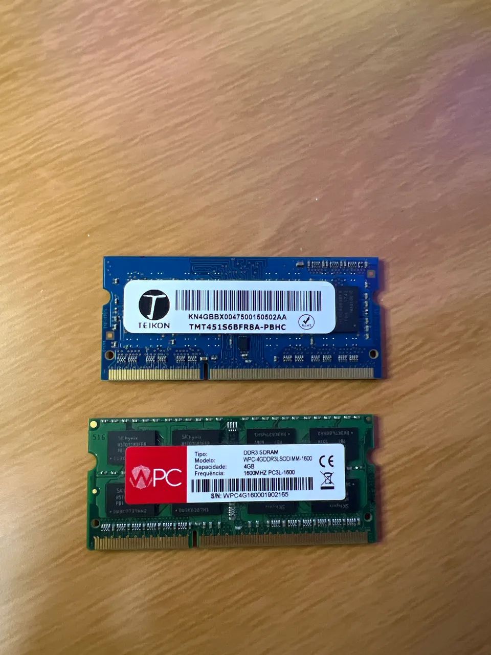MEMÓRIA RAM NOTEBOOK DDR3 4GB