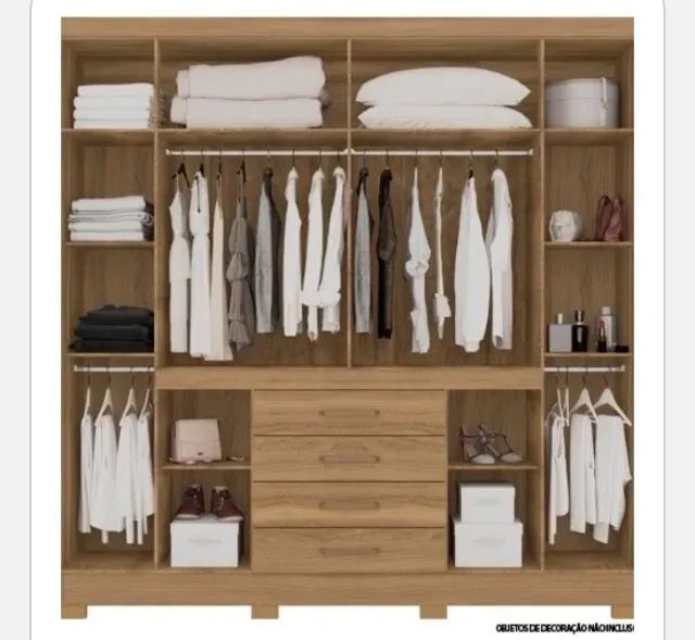 Guarda roupa 8 portas e 4 gavetas  - Foto 2