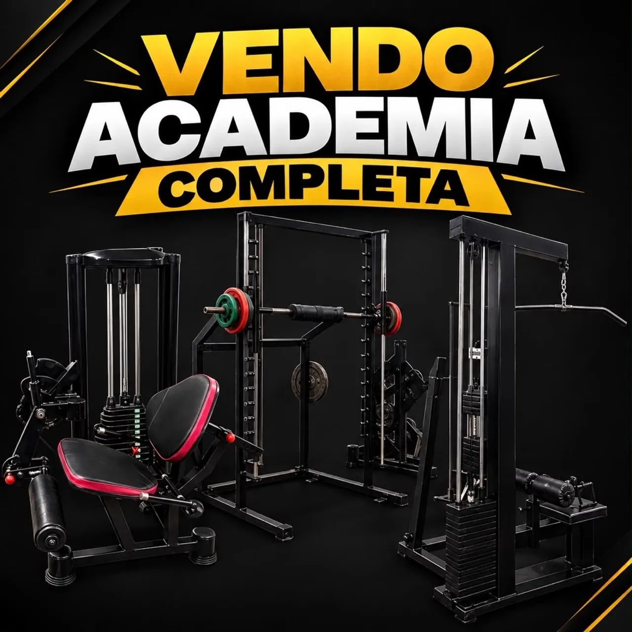 VENDO ACADEMIA COMPLETA 