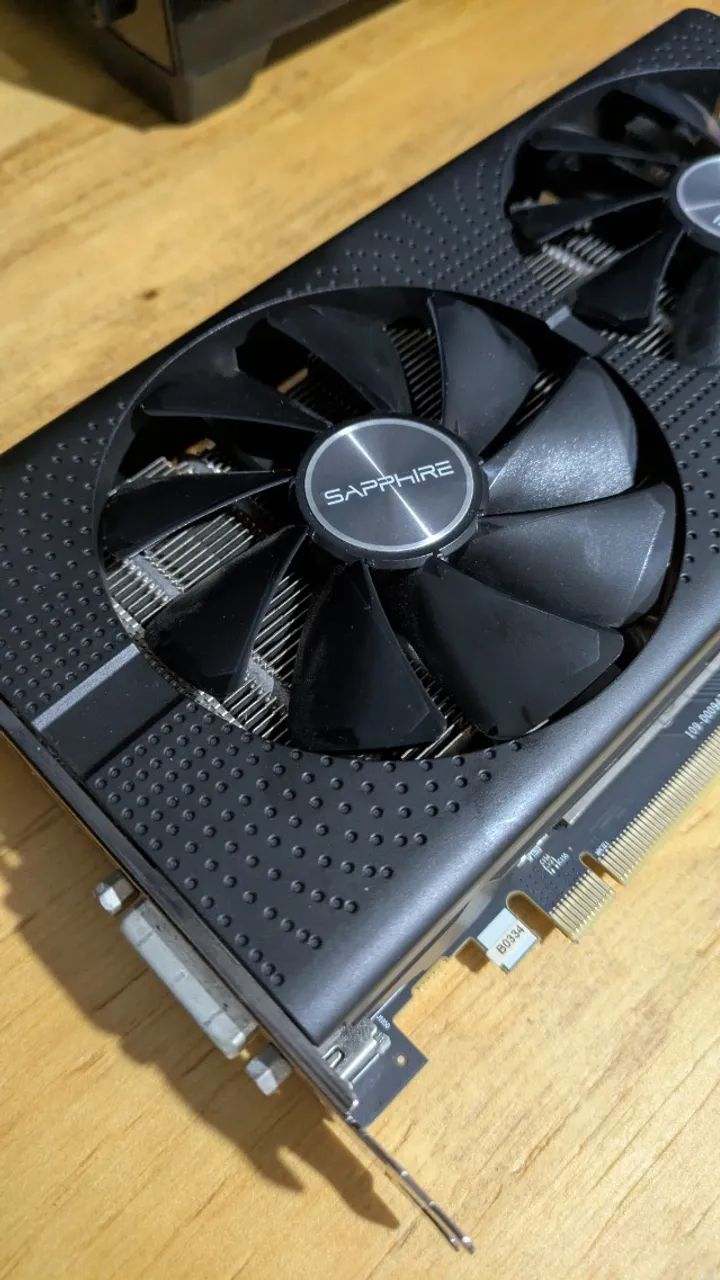 placa de vídeo rx580 original 2304sp defeito - Foto 5