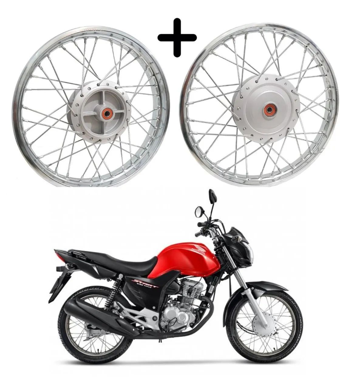 Vendo par de rodas aro 18 da start 160 por 300 reais 