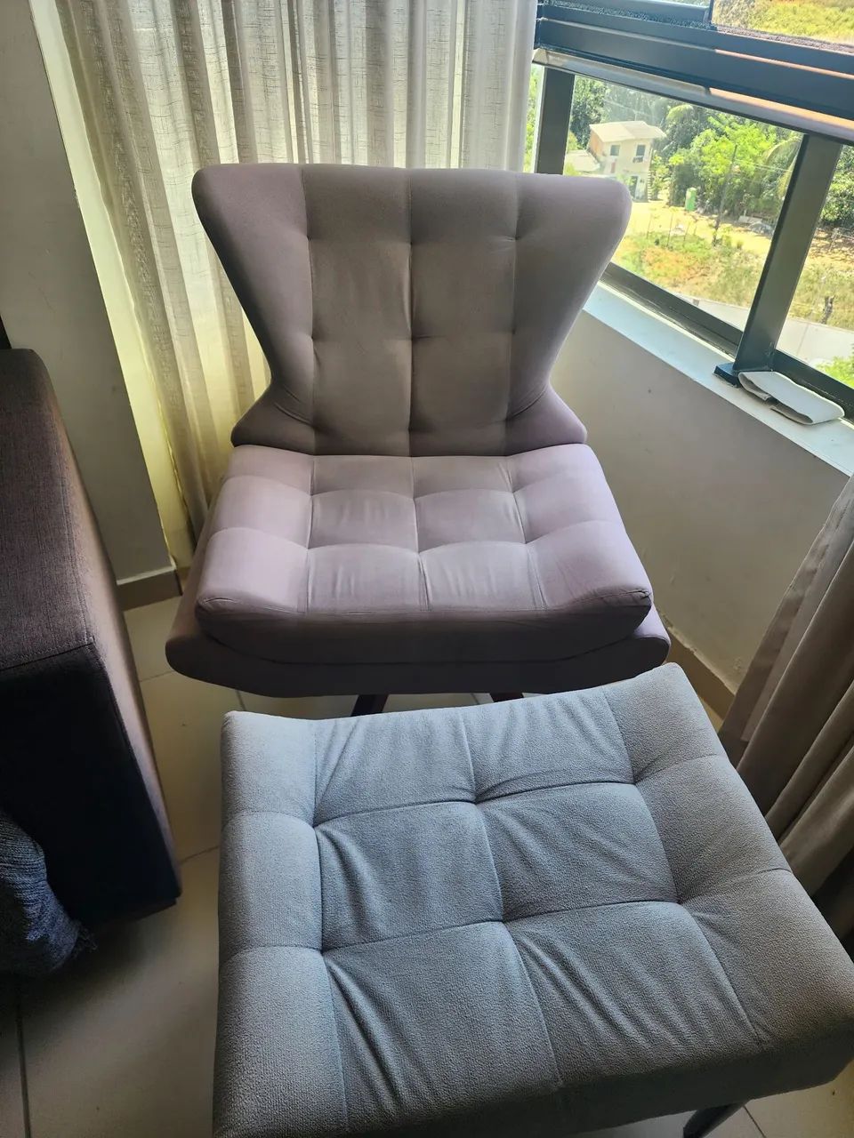 Poltrona Giratório com apoio de pé - Foto 4