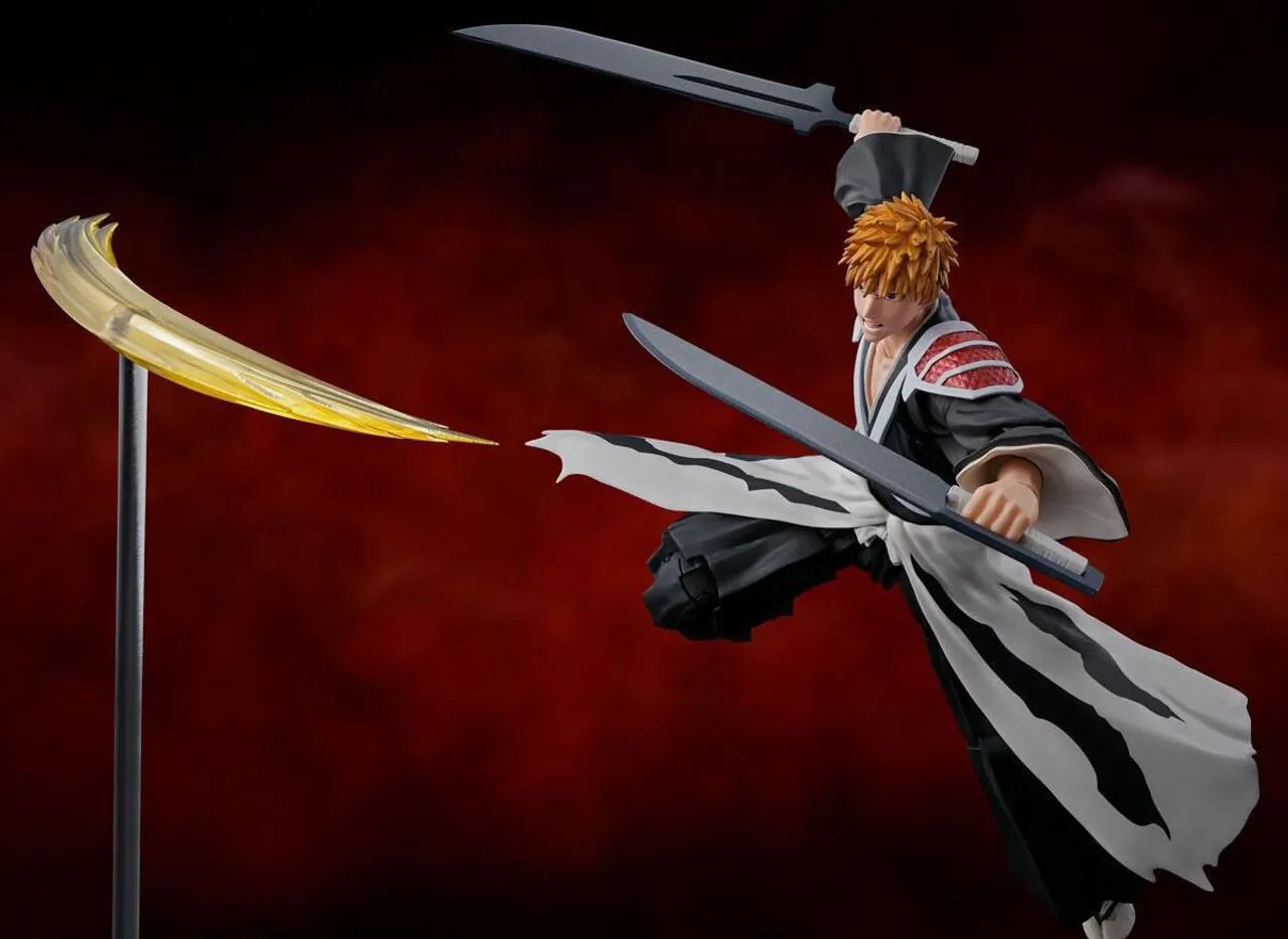 Ichigo Dual Zangetsu - Bleach - S.H.Figuarts Bandai - NOVO<br> - Foto 2