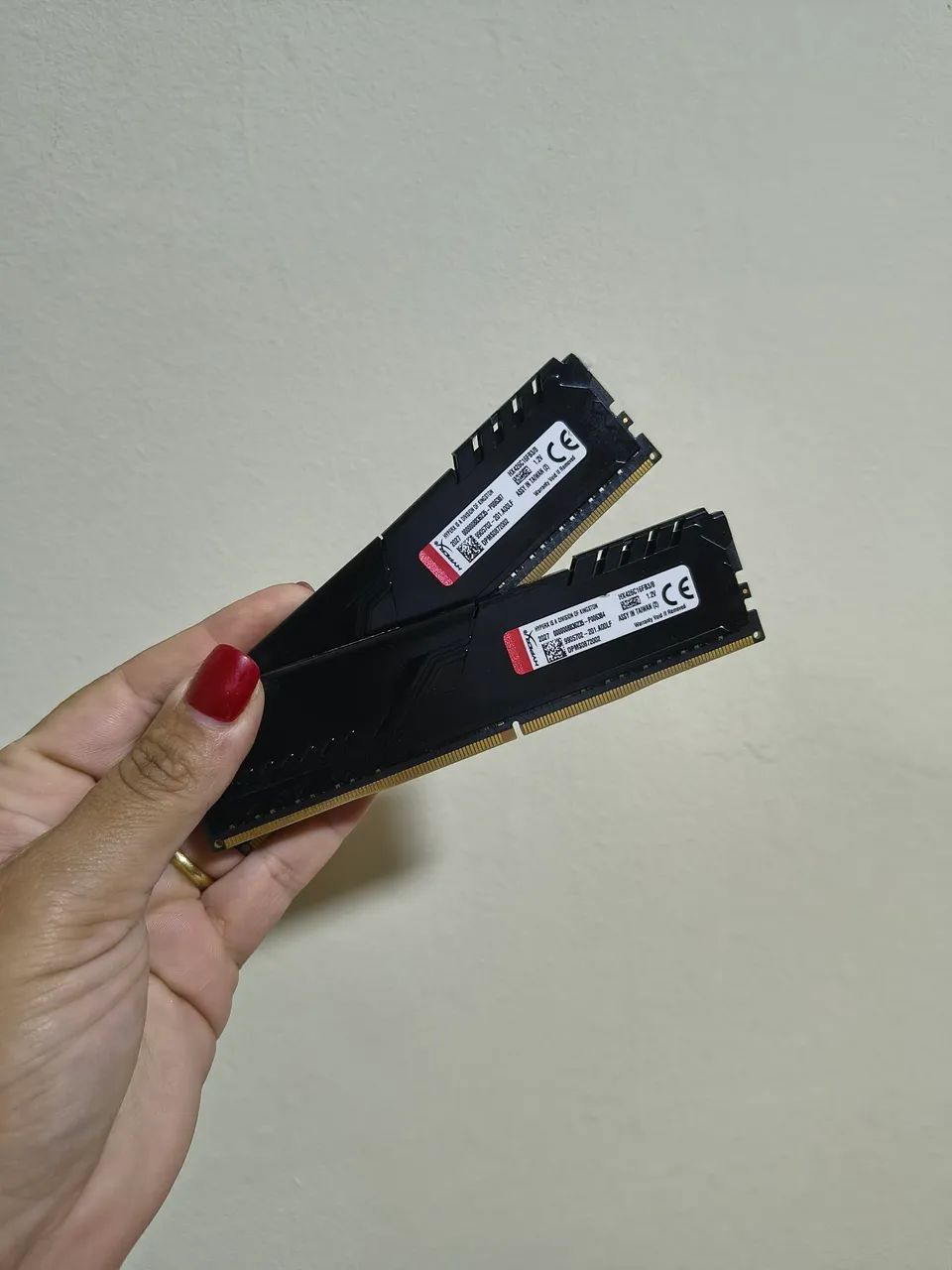 Memória RAM 16GB DDR4 HYPERX FURY 2X8 - Foto 2