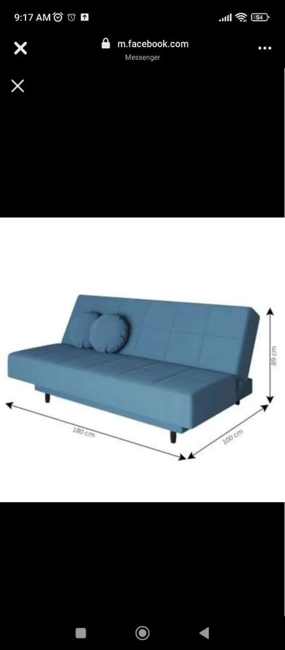 Sofá cama 3 lugares - Foto 2