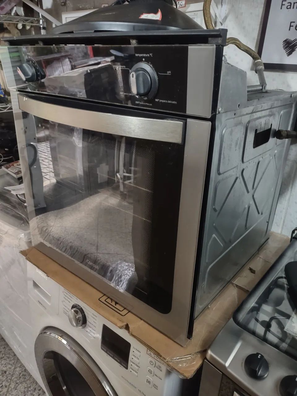 Forno elétrico e a gás funcionando perfeitamente 