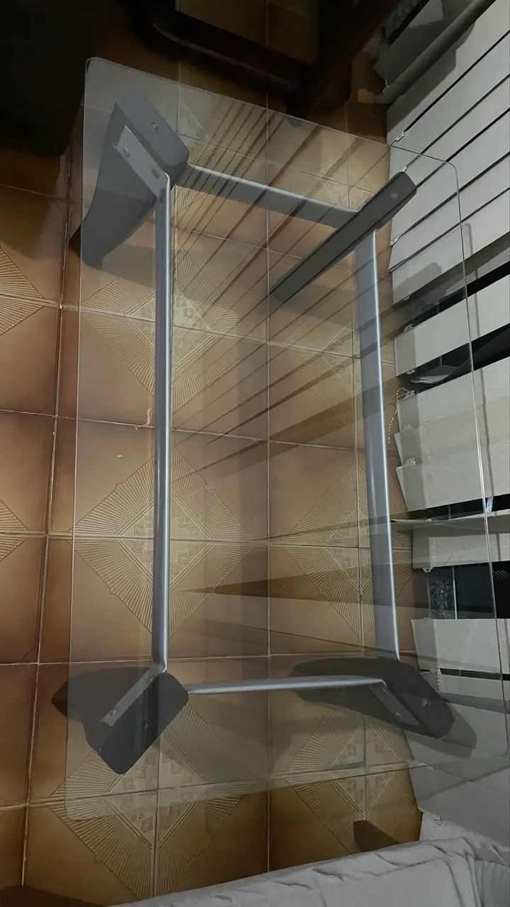 ? Mesas de Vidro - 1 de Centro + 1 de Canto 65115992793730121