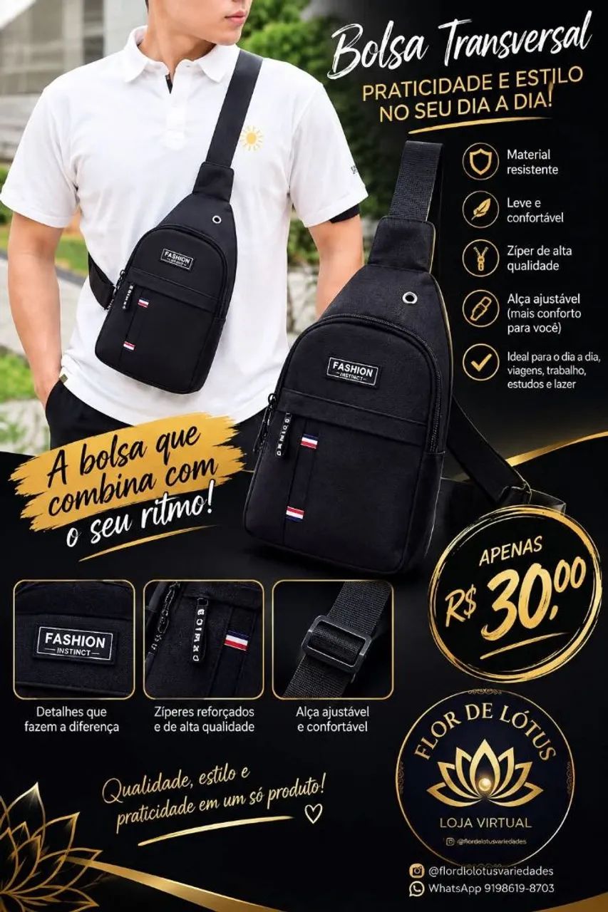 Bolsa transversal 