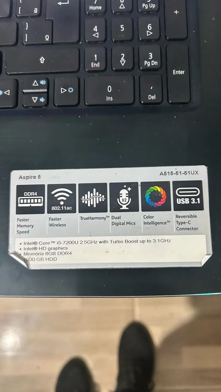 notebook acer a 515  - Foto 2