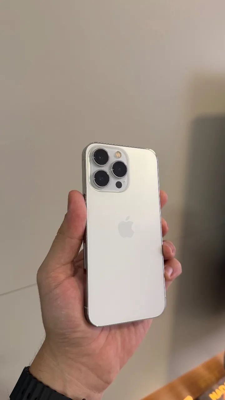 iPhone 13 PRO 256GB Silver, Seminovo sem detalhes, Garantia