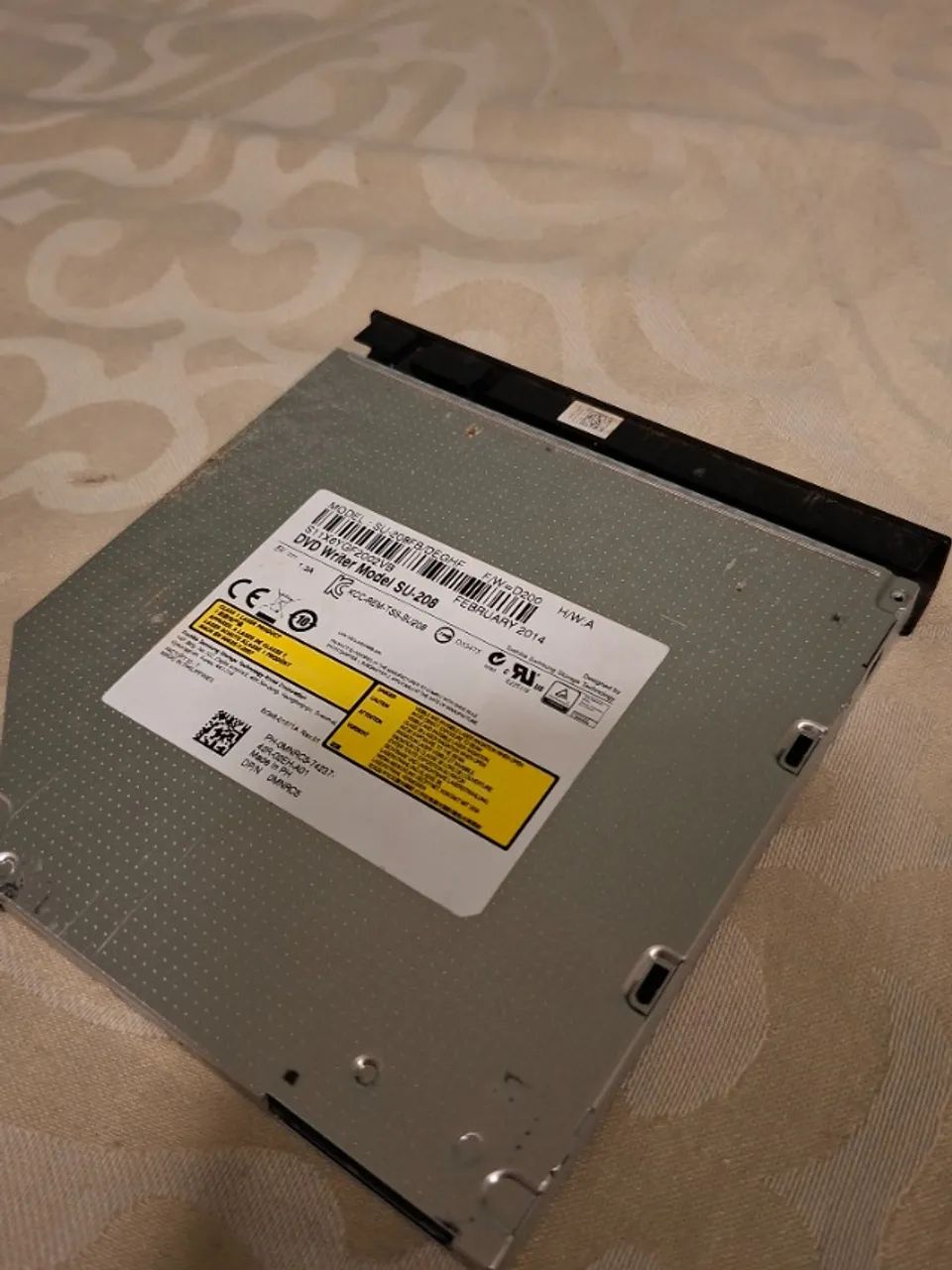 Gravador E Leitor Dvd E Cd Slim Notebook Sata Modelo Su-208 - Foto 2