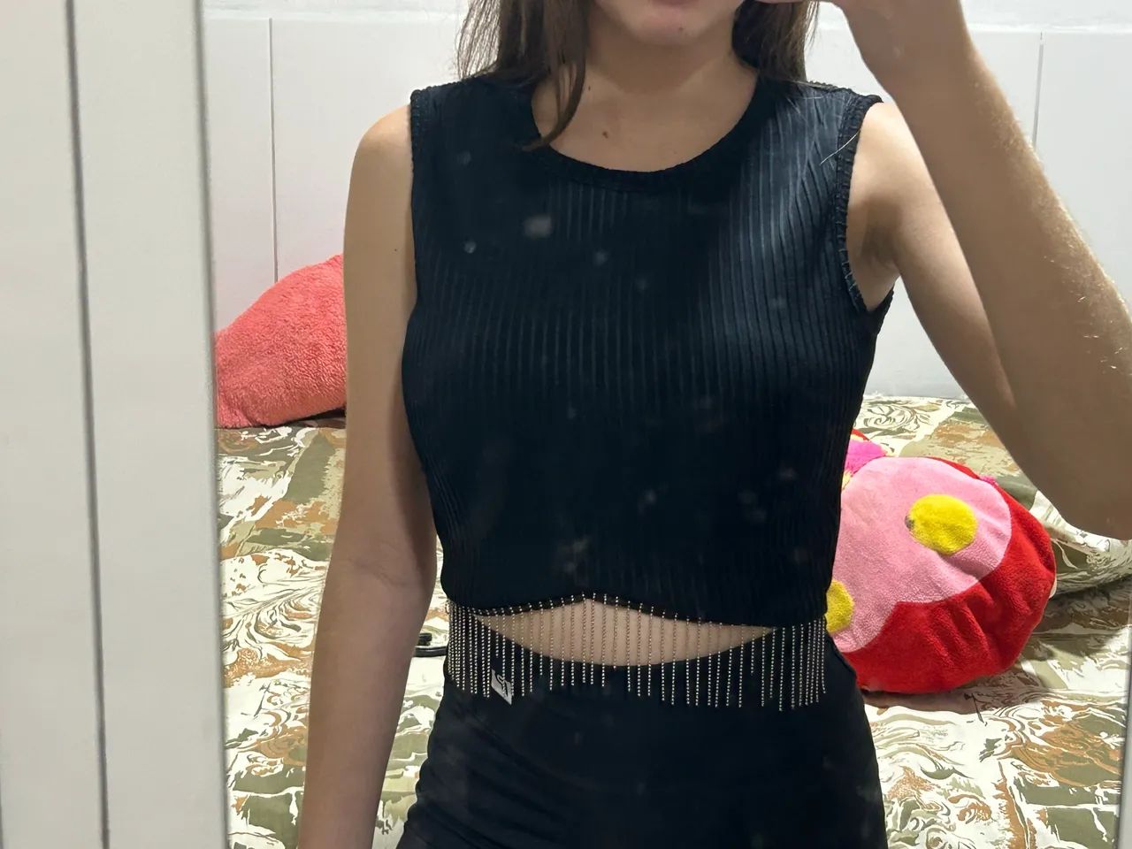 Blusa regata com strass - Foto 2