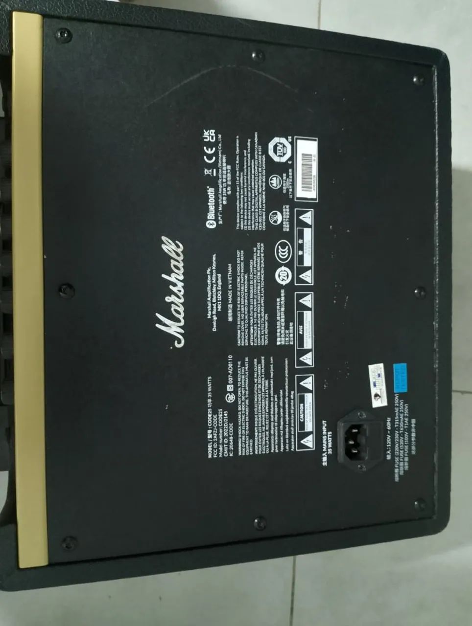 amplificador marshall code 25  - Foto 3