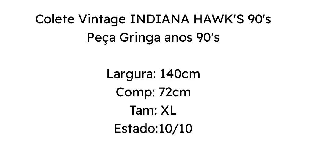 Colete indiana hawks - Foto 4