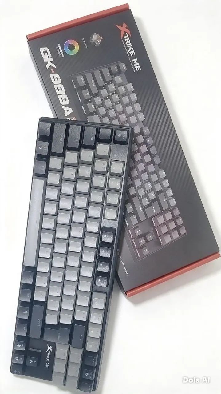 TECLADO MECÂNICO E MOUSE GAMER