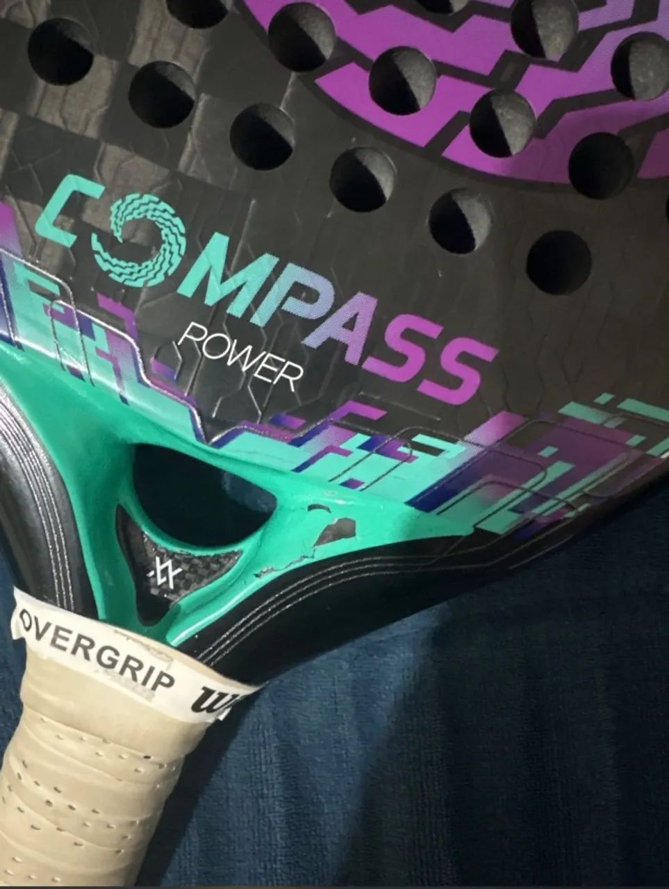 Raquete de Padel compass power 16k  - Foto 2