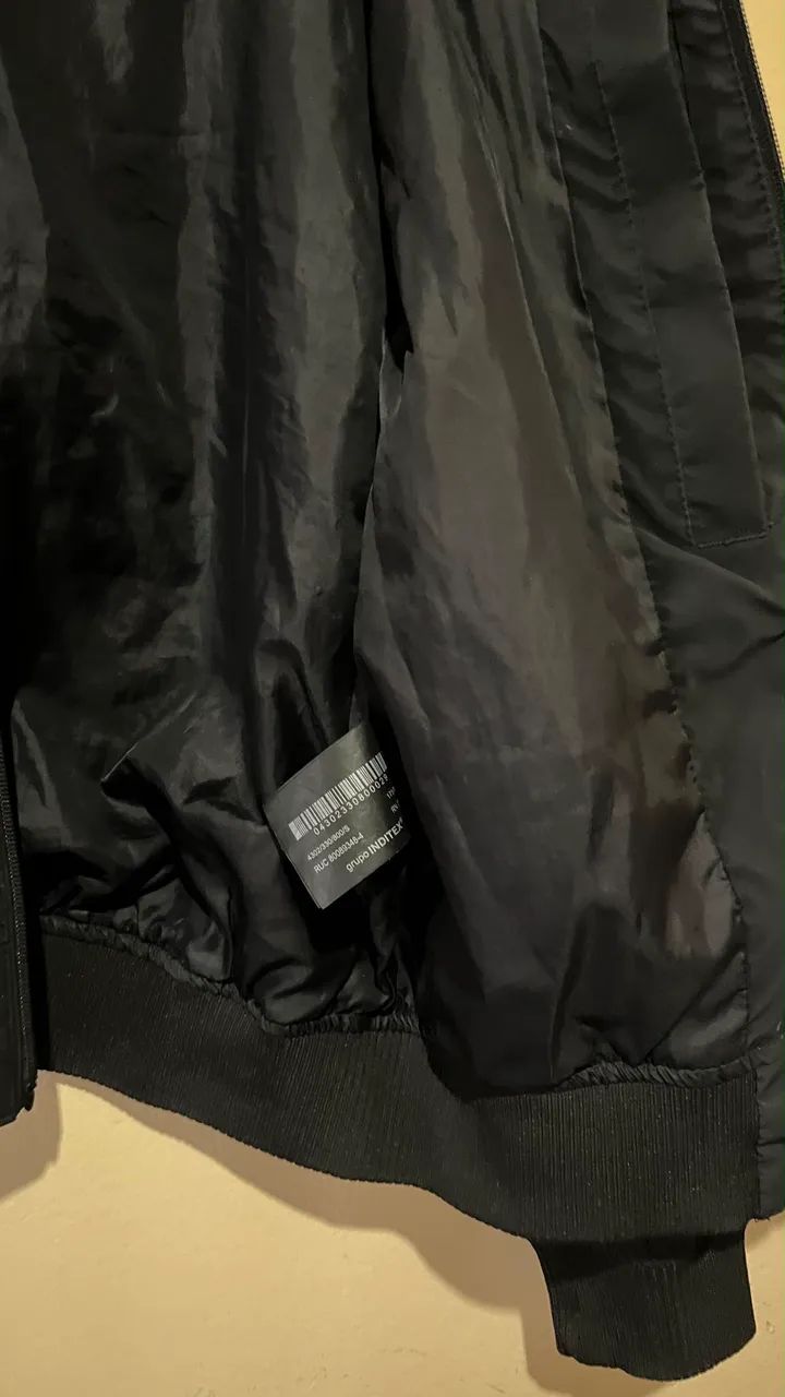 Jaqueta Bomber Zara Preta - Foto 2