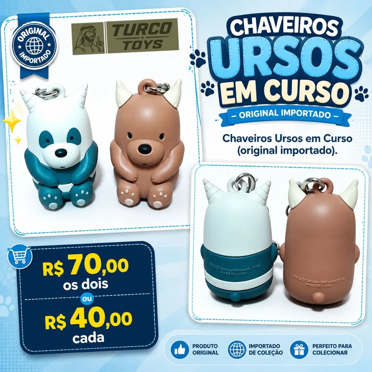 URSOS SEM CURSO (IMPORTADO) ORIGINAL 