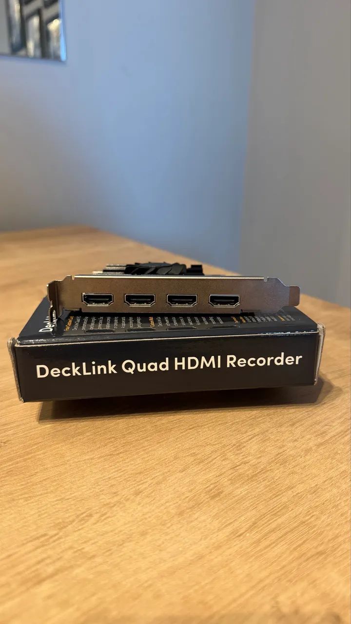 Placa Captura Vídeo Blackmagic Decklink Quad Hdmi Recorder - Foto 5