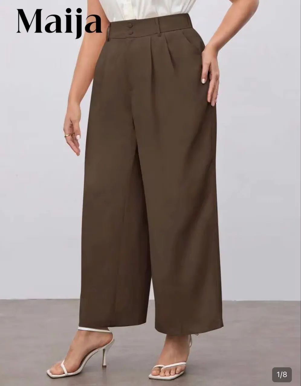 Calça alfaiataria shein NOVA - Foto 3