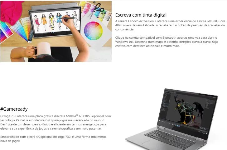 Lenovo Yoga 730 de 15,6 polegadas I7 - Foto 5