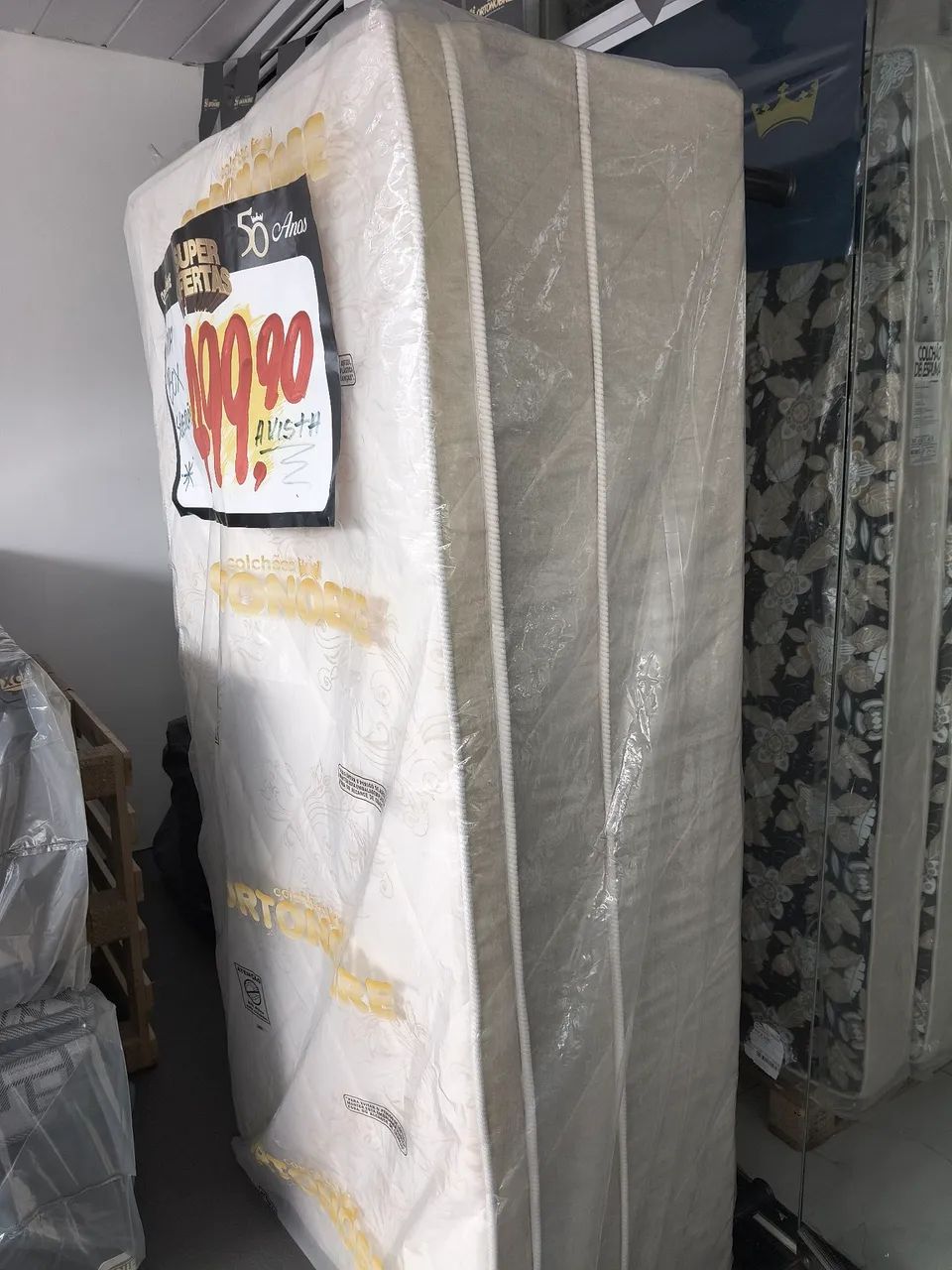 Cama box solteirão 