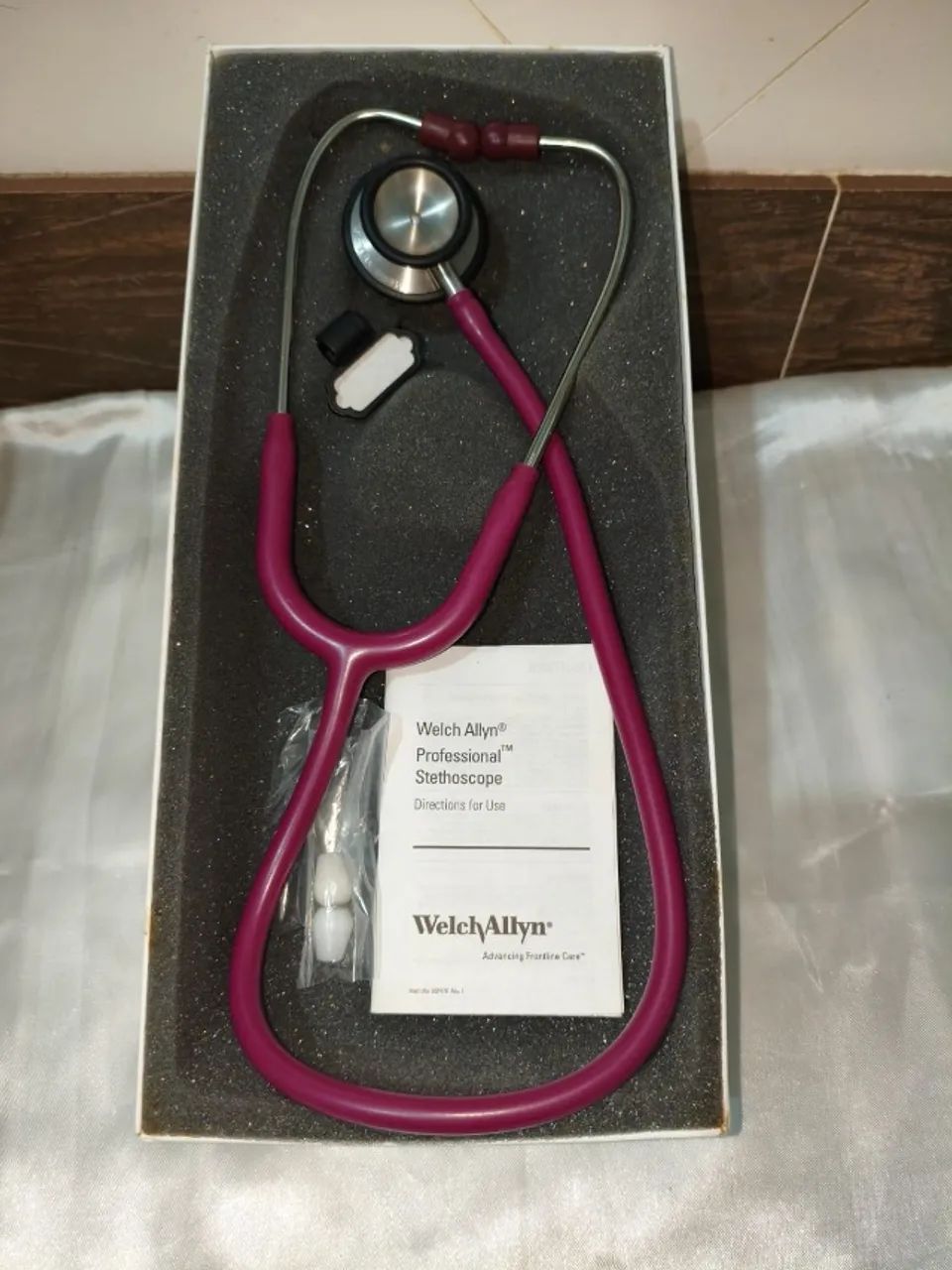 Estetoscópio Welch Allyn Professional Original Made in USA Completo + Caixa - Foto 3