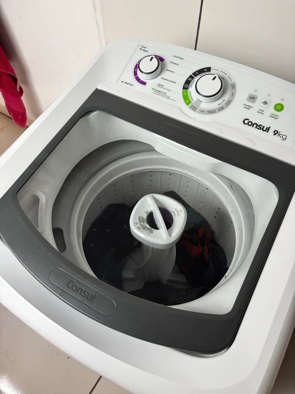 Máquina de Lavar Consul 9kg - Funcionando Perfeitamente
