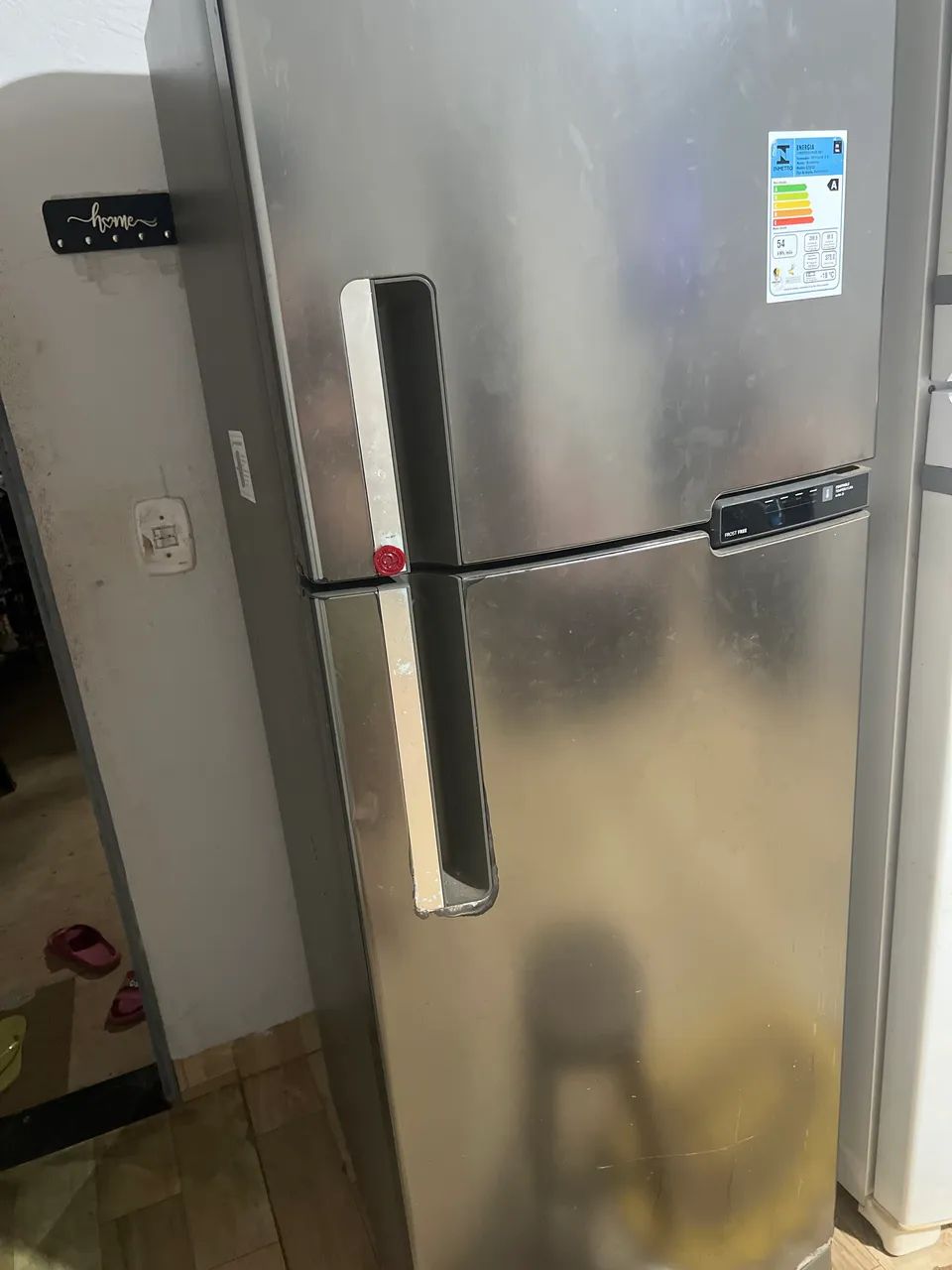 Geladeira Brastemp 375 litros inox 