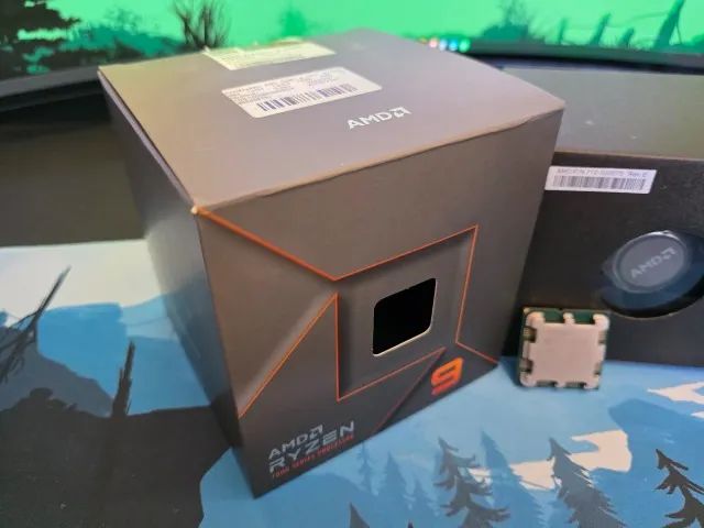 Processador CPU AMD Ryzen 9 7900 + Air Cooler Original - Completo na Caixa - Perfeito - Foto 3